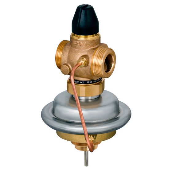 Danfoss Volumenstromregler mit Anschluss für Thermostat AVQT DN 15, Kvs 2,5, PN 25, G 3/4" A