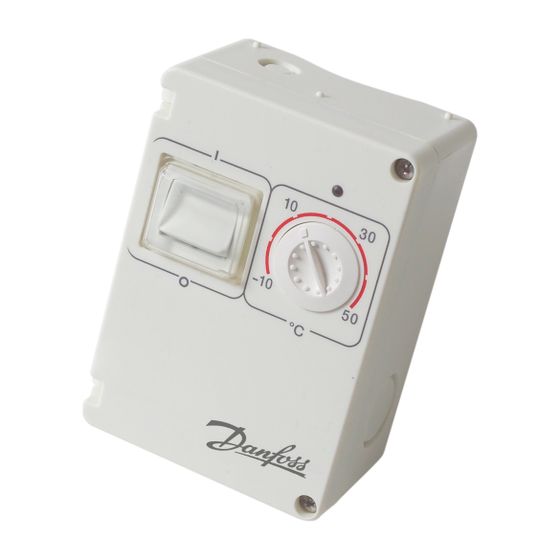 Danfoss Thermostat ECtemp 610 elektronisch, 230V, -10-50 Grad C, für Rohrbegleitheizung, 088L0448