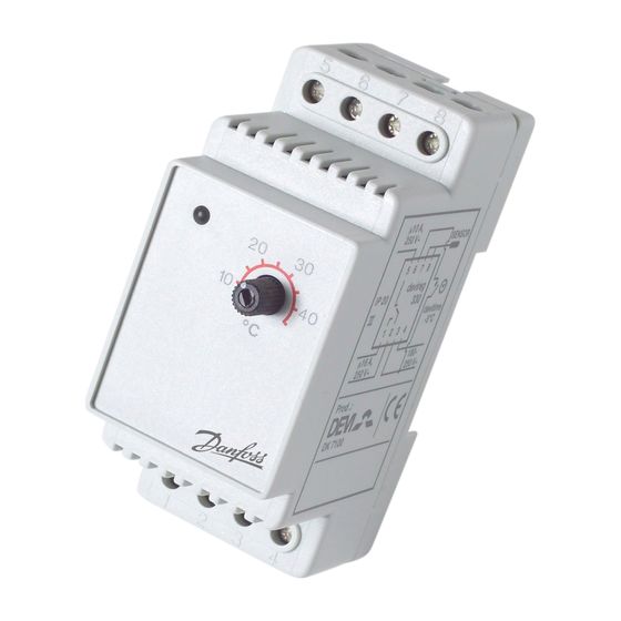 Danfoss Thermostat ECtemp 330 elektronisch, 230V, 5-45 Grad C, für Rohrbegleitheizung, 088L0445