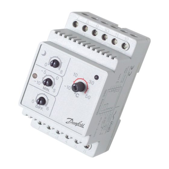 Danfoss Thermostat ECtemp 316 230V, -10-50 Grad C, für Rohrbegleitheizung, 088L0443