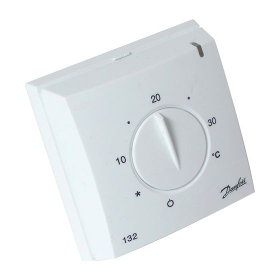 Danfoss elektronisches Thermostat ECtemp 132 230V, 15-35 Grad C mit Raum-/Leitungsfühler