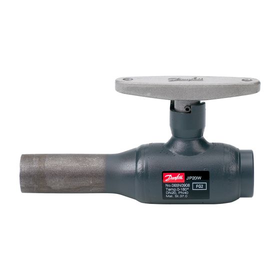 Danfoss Kugelhahn JIP-IW 140.13, DN 20, Kvs 15m3/h, PN 40, Anschweißende und Innengewinde, T-Griff, 065N0908
