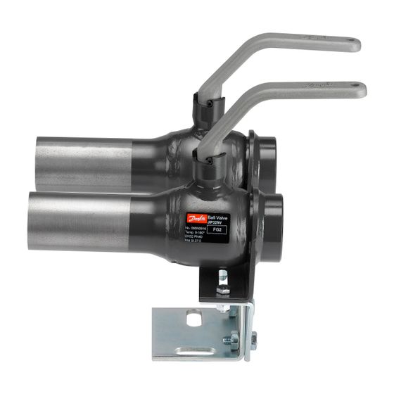 Danfoss Kugelhahn JIP-IW-TW 140.17, DN 32, Kvs 52m3/h, PN 40, Anschweißende und Innengewinde, 065N0916