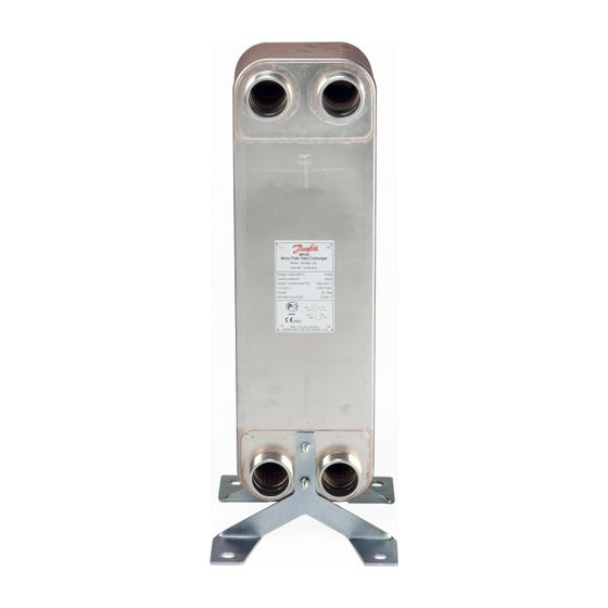 Danfoss Plattenwärmeübertrager MicroPlate XB 59M-1, 30 Platten, G 2
