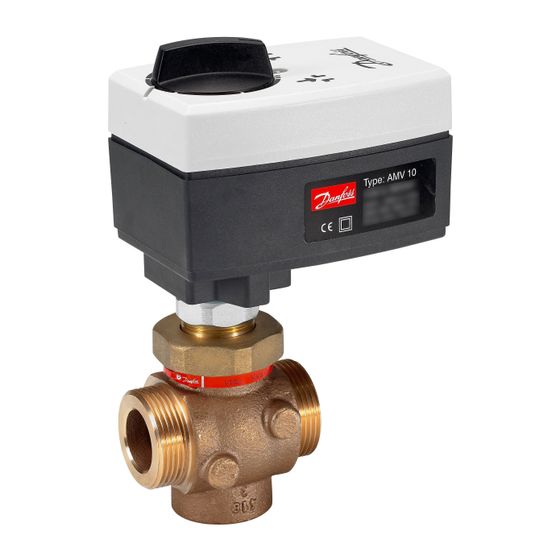 Danfoss elektrischer Stellantrieb AMV 10, 24V, 3 Punkt-Schritt, 14s/mm, 300 N, IP 54