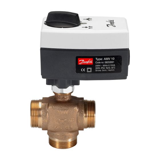 Danfoss 3-Wege-Mischventil VMV, DN 25, Kvs 6,3m3/h, PN 16, G 1 1/4