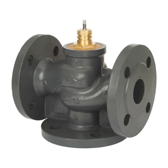 Danfoss 3-Wege-Ventil VF 3, DN 80, Kvs 100m3/h, PN 16, mit Flansch, 065Z0262