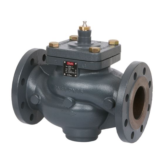 Danfoss 2-Wege-Ventil VFM 2, DN 65, PN 25, Kvs 63m3/h, Flansch, Split, 065B3081