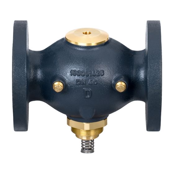 Danfoss Durchgangsventil VGF, DN 40, Kvs 20m3/h, PN 25, Flansch, Sphäroguss GGG-40.3, 065B0784