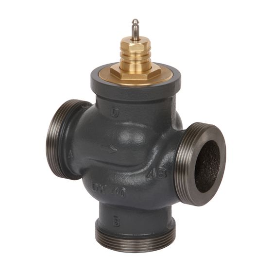 Danfoss 3-Wege-Mischventil VRG 3, DN 50, Kvs 40,0m3/h, PN 16, Grauguss GG-25, 065Z0120
