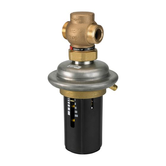 Danfoss Differenzdruckregler AVP, Rücklauf, DN 15, Kvs 1,0m3/h, 0,2-1 bar, PN 25, G 3/4