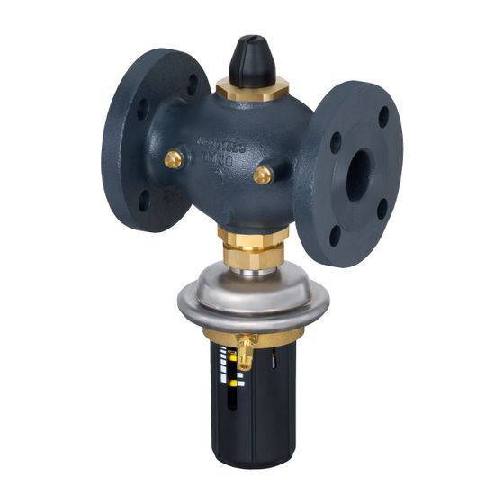 Danfoss Differenzdruckregler und Volumenstrombegrenzer AVPB, DN 50, Kvs 25m3/h, 0,1-1,0 bar, PN 25, mit Flansch, 003H6470