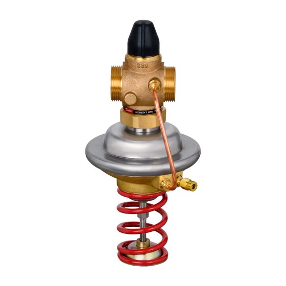 Danfoss Differenzdruck- und Volumenstromregler AVPQ, DN 25, Kvs 8m3/h, Sollwert 0,0,3-2,0 bar, G 1 1/4