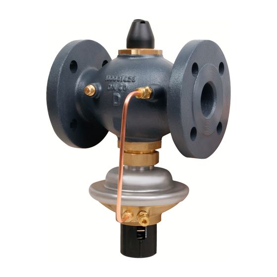 Danfoss Differenzdruck- und Volumenstromregler AVPQ, DN 32, Kvs 12,5m3/h, Sollwert 0,3-2,0 bar, mit Flansch
