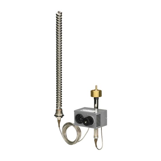 Danfoss thermostatischer Antrieb AFT 17, Sollwertversteller am Stellantrieb, 60-130 Grad, 065-4403