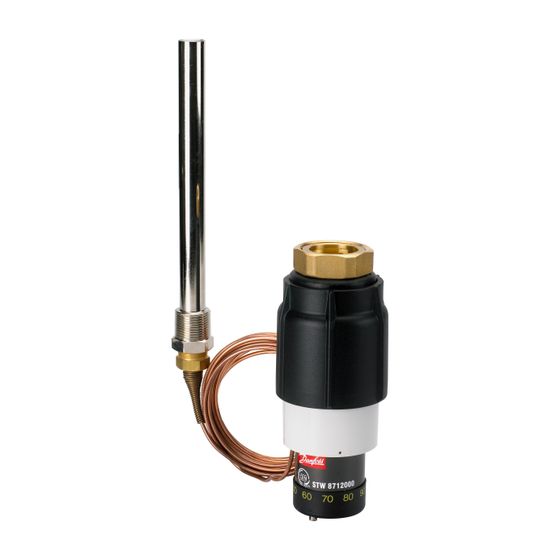 Danfoss Sicherheitstemperaturwächter STM, Temperatur-Sollwert 20-75 Grad C, R 3/4