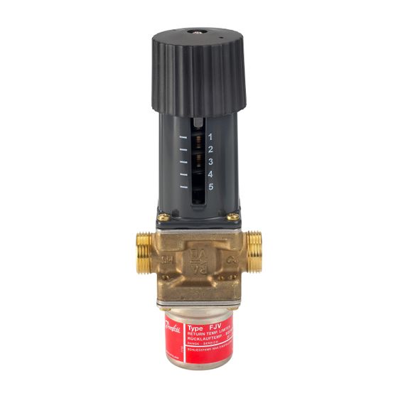 Danfoss Thermischer Rücklauftemperaturbegrenzer FJV, DN 15, G 3/4