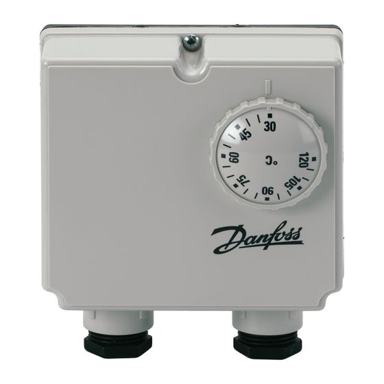 Danfoss elektrisches Sicherheitsthermostat ST1, 30-120 Grad C TR, 100-120 Grad C STW