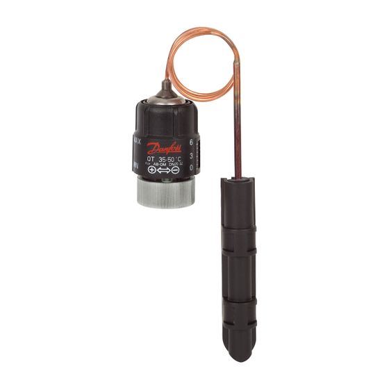 Danfoss thermostatischer Stellantrieb QT für AB-QM, DN 25-32, Einstellbereich 35-50 Grad C, 003Z0385