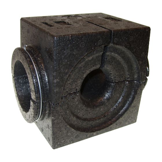 Danfoss EPP-Isolierschale für ASV-P/PV/I/M und USV-I/M, DN 40, bis 120 Grad C, Schwarz, 003L8139