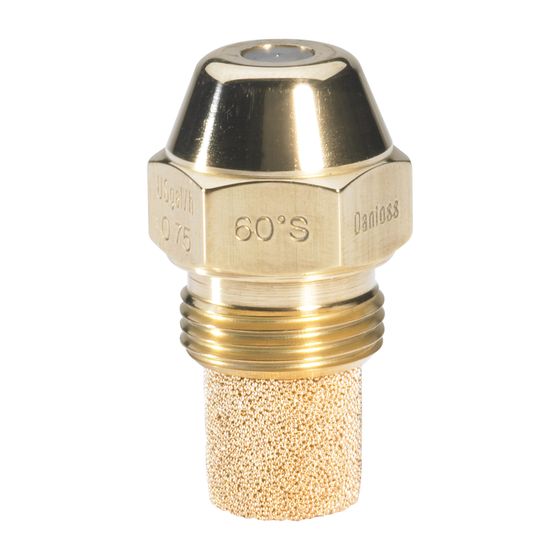 Danfoss Ölbrennerdüse für Vitoplus VP3, 1,46kg/h, 80 Grad, Massives Sprühmuster, Kennzeichnung V, 030B0445