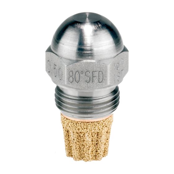 Danfoss Öldüse SFD, Kapazität 3,74kg/h, Sprühwinkel 80 Grad, Stahldüse, 030F8020