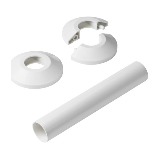 Danfoss Wandrosetten für Standard-Anschluss, Weiß, 013G3132
