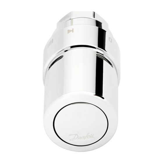 Danfoss Design-Fühlerelement RAX-K mit Zubehör, Chrom, 013G6180
