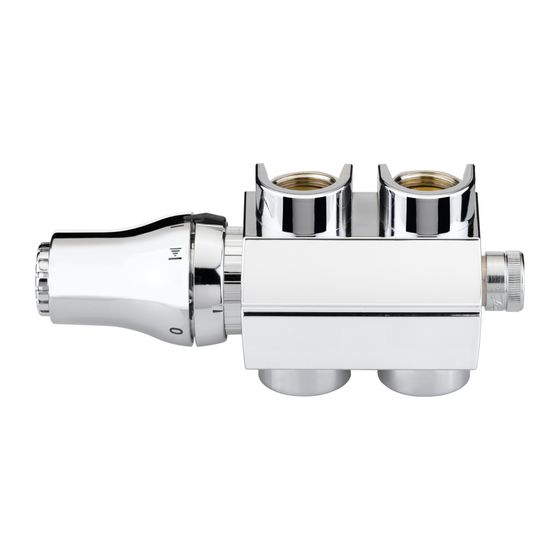 Danfoss Anschluss-Set VHS Ventilset Durchgang, 50mm, 0,02-0,48m3/h, Rp 1/2