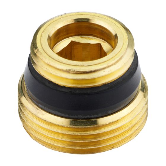 Danfoss Anschlussstück für RLV-K und VHS mit Dichtung für Ventil-Heizkörper mit R1/2, 003L0295