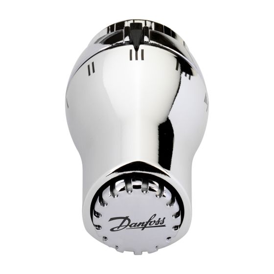 Danfoss Fühlerelement RAS-D Chrom, eingebauter Fühler, 013G5128
