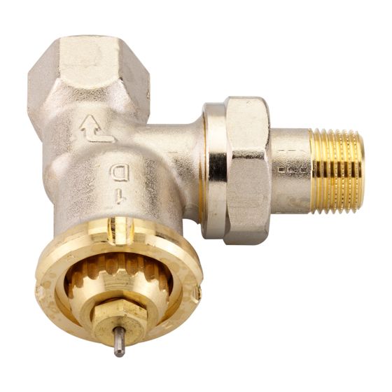 Danfoss Rücklauftemperaturbegrenzer FJVR Ventilgehäuse, DN 10, Eckausführung, Kvs 0,27m3/h