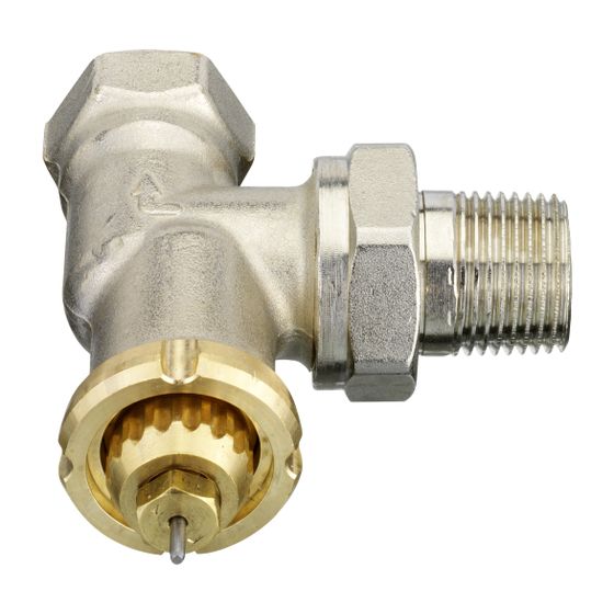Danfoss Rücklauftemperaturbegrenzer FJVR Ventilgehäuse, DN 15, Eckausführung, Kvs 0,73m3/h