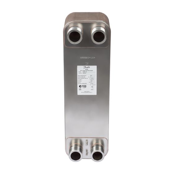Danfoss Plattenwärmeübertrager MicroPlate XB 59M-1, 80 Platten, G 2