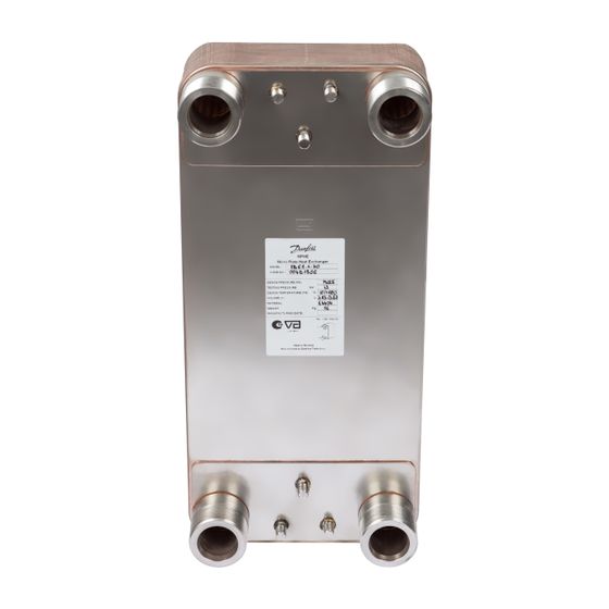 Danfoss Plattenwärmeübertrager MicroPlate XB61M-1, 40 Platten, G 2