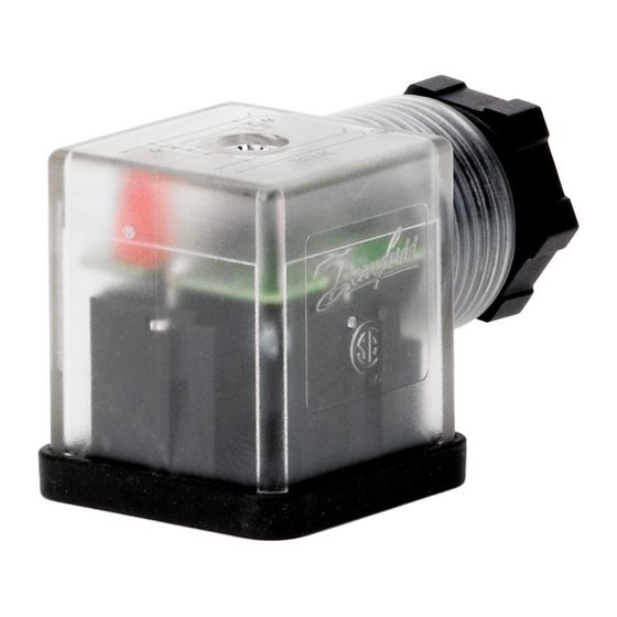 Danfoss Ersatzteil, 042N Coil Type B 018F, 018Z Spule Typ B Kabelstecker 230V, 042N0265