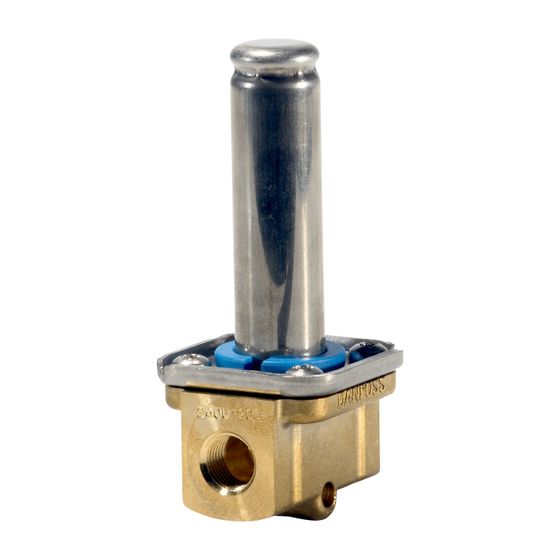 Danfoss Magnetventil, EV210B, Kv 0,08m3/h, normal geschlossen (NC), G 1/8", NBR-Dichtung