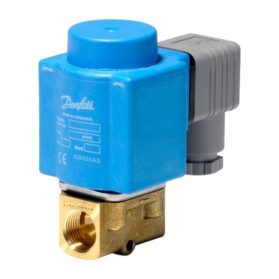 Danfoss Magnetventil, EV210B, normal geschlossen (NC), Kv 0,08m3/h, G 1/8