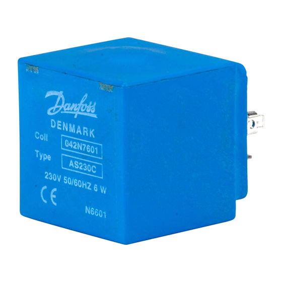 Danfoss Magnetspule AZ024DS, mit DIN Steckzungen, 24V, 042N7617