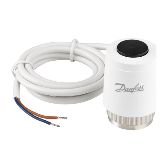 Danfoss thermischer Stellantrieb TWA-K NC, M30x1,5, Kabel 1,2m, 24V AC/DC, 088H3140