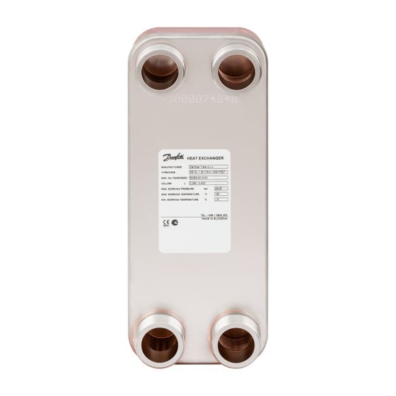 Danfoss Plattenwärmeübertrager XB12M-2, 100 Platten, 25 bar, G 1
