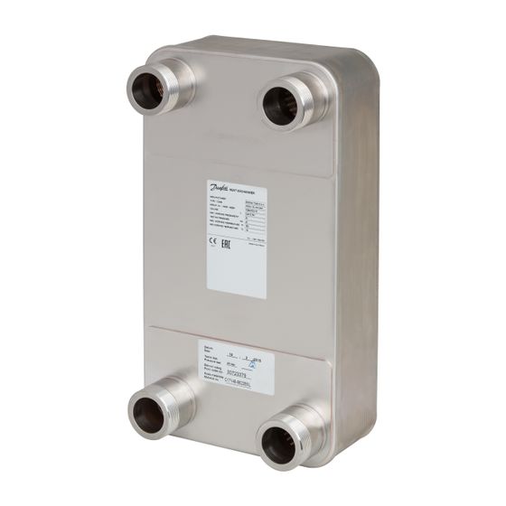 Danfoss Plattenwärmeübertrager XB52M-2, 112 Platten, 25 bar, G 2