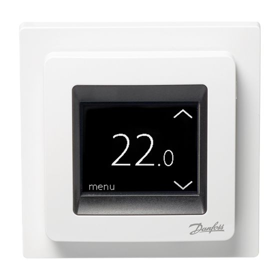Danfoss Raumthermostat ECtemp Touch digital, 230V, 5-35 Grad C, NTC Raum- und Leitungsfühler, 088L0122
