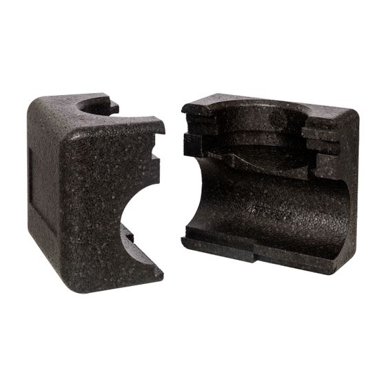 Danfoss EPP-Isolierschale für ASV-PV, DN 15-20 , bis Medium 120 Grad C, Schwarz, 003Z7800
