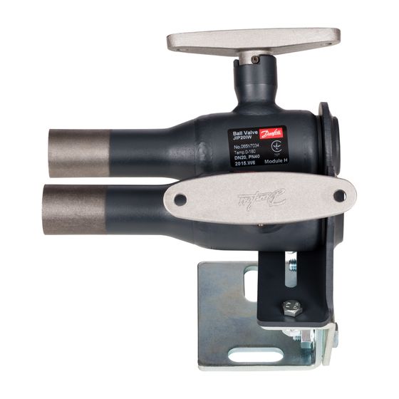 Danfoss Kugelhahn JIP-IW-TW 140.17 DR, DN 25, Kvs 34m3/h, PN 40, Anschweißende und Innengewinde, 065N7036