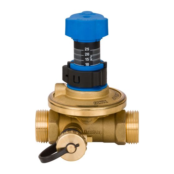 Danfoss Differenzdruckregler ASV-PV 4G, DN 15, Kvs 1,6m3/h, 0,05-0,25 bar, G 3/4
