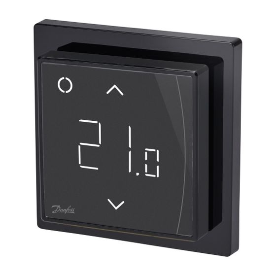 Danfoss Uhrenthermostat ECtemp TM Smart 230V, 5-35/45 Grad C UP, WLAN, Tiefschwarz
