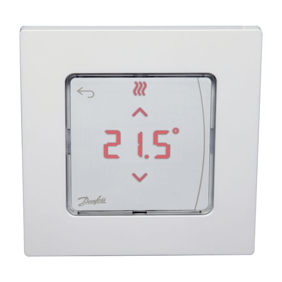 Danfoss Raumthermostat Icon mit LED-Display-Version, Unterputz, 088U1010