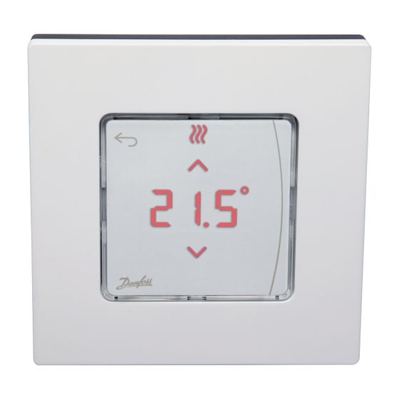 Danfoss Raumthermostat Icon LED-Display-Version, 230V, Aufputz, 088U1015