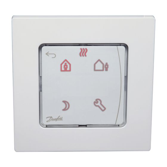 Danfoss Raumthermostat Icon Programmierbare Version, Unterputz, 088U1020